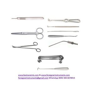 Ensemble d'instruments de chirurgie mineure en acier inoxydable de haute qualité pour utilisation en salle d'opération, certifié CE ISO, outils chirurgicaux réutilisables - Product Image 3