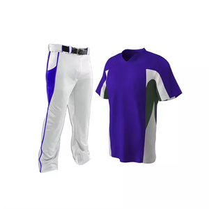 Uniforme de Béisbol Personalizado de Color Sólido, Tela de Poliéster/Spandex de Alta Calidad, Antibacteriano, Secado Rápido, Personalizable - Product Image 2