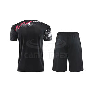 Uniforme de tennis de qualité supérieure avec design personnalisé 100% polyester écologique, vêtements d'entraînement respirants à séchage rapide avec logo avant - Product Image 2