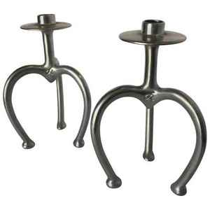 5 Arms Candelabra Classic Candle Holder Finished Polished Decorative European Metal in Aluminum <b>Candlesticks</b> - Product Image 5