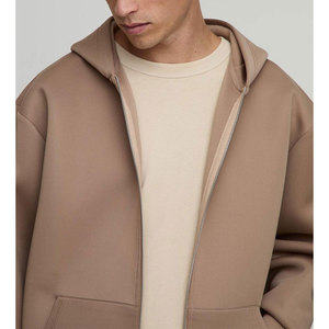 Veste à capuche surdimensionnée avec fermeture éclair pour homme Streetwear décontracté avec poches avant - Product Image 3