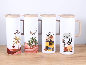 Vf40 Màu Sắc Khác Nhau Phong Cách Thủy Tinh Refill Nhựa Cơ Thể Bình Nước Chai Trà Phích Arabic Cà Phê Nồi - Product Image 6