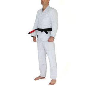 Uniforme de Judo y Jiu Jitsu de Alta Calidad, Ligero, de Color Sólido, para Adultos, Servicio OEM, Precio de Fábrica, Logotipo Personalizado, Poliéster/Algodón - Product Image 2