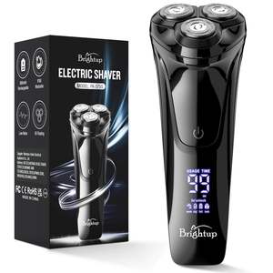 Rasoir électrique sans fil pour homme avec tête flottante, étanche, triple lame, tondeuse escamotable, verrouillage de voyage pour utilisation en camping-car - Product Image 2