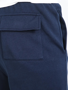 Pantalones Cargo informales para hombre, múltiples bolsillos, ajuste Regular, lavable a máquina, pantalones azul marino para Primavera/otoño, atuendo informal para exteriores - Product Image 4