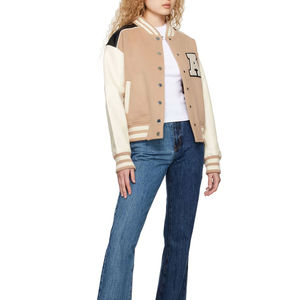 Veste Letterman pour femmes très vendue, respirante, couleur personnalisée - Product Image 4