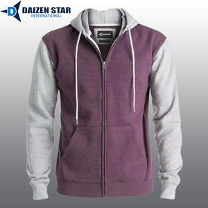 Sweat-shirts à fermeture éclair pour hommes, couleur unie, 100% coton molletonné, coupe classique, hiver, décontracté, service OEM, 500 grammes, streetwear, 300 grammes - Product Image 5