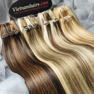 Vente en gros 2025 qualité supérieure 100% extensions humaines vietnamiennes Remy trame complète des cuticules meilleur prix Jerry Curl chaud simple dessiné - Product Image 1