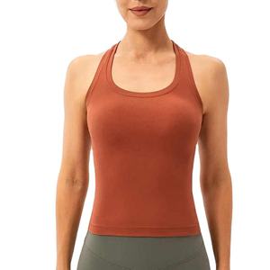 Débardeurs de sport pour femmes, personnalisés, à séchage rapide, d'été, sans manches, veste de sport, entraînement physique, doux, respirant, salle de sport - Product Image 2