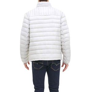 Chaqueta acolchada de diseño único para hombre con cuello levantado Ropa de invierno de lona de alta calidad Precio barato Color sólido - Product Image 2