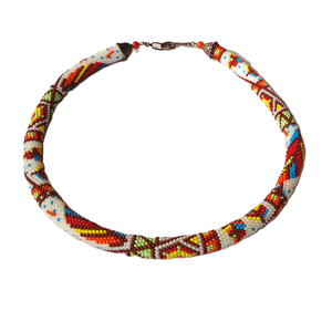 Collar de cuerda de cuentas de semillas más vendido, nuevo diseño, collar de cuerda con cuentas Multicolor, collar de cuentas de semillas personalizado hecho a mano - Product Image 5