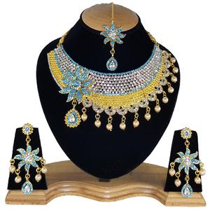 Luxury Color Bridal Necklace Set Women <b>Crystal</b> Rhinestone Vintage Wedding Engagement Party Gift <b>Jewelry</b> Sets - Product Image 3