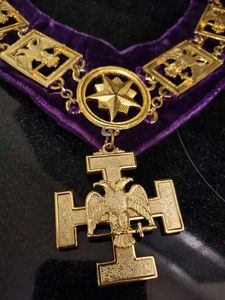 Regalia Masónica de Primera Calidad, Delantal Ligero Bordado a Mano en Pakistán, Precios al por Mayor para Proveedores de Logias - Product Image 2