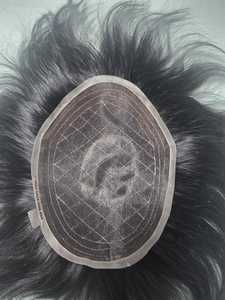 Perruque de cheveux Taz de haute qualité, prothèse capillaire BD, cheveux vierges indiens Remy, styles vague naturelle et vague d'eau - Product Image 5