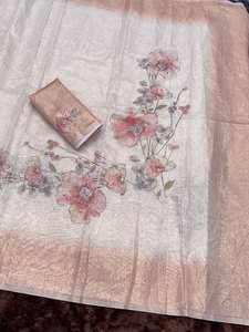 Luxueuse meilleure qualité indien Saree Collection avec fil main Pitta travail sur pur tissu de soie Taspa pour les femmes vêtements de Festival - Product Image 5