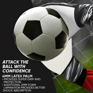 Guantes de Portero de Alta Calidad, Guantes Deportivos Profesionales de Fútbol, Cómodos, con Diseño de Logotipo Personalizado, Protección para los Dedos, de Látex - Product Image 4
