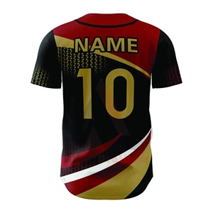 Custom <b>Size</b> Breathable <b>Plus</b> <b>Size</b> Adult Baseball Jersey 100% Polyester Anti-Bacterial Anti-UV Quick Dry OEM/ODM Service - Product Image 3