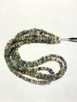 Perles de pierres précieuses brutes d'opale de feu naturelle éthiopienne TASBIYA GEMS, certifiées par un tiers, haute qualité, 7-9 mm, 16 pouces