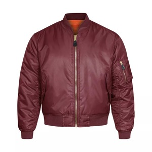Hot Sales 2024 Premium Stylish <b>Flight</b> Classic Bomber <b>Jacket</b> for <b>Men</b> with Ribbed Collar Hem and Sleeve Cuff - Product Image 2