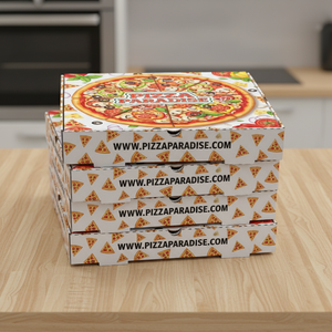 Cajas de Pizza de Papel Kraft Ecológicas Personalizadas de Vietnam, Tamaños Personalizados de 12\", 14\", 16\", 35 cm, Aptas para Microondas, con Logotipo Personalizado para Alimentos - Product Image 3