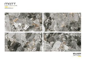 Azulejos de suelo de dormitorio interior mate de 600x1200mm de diseño moderno Producción directa de fábrica de calidad superior para uso en apartamentos - Product Image 2