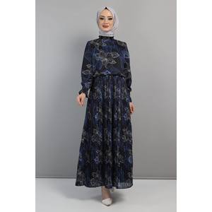 Robe décontractée à volants et motifs floraux - Product Image 1