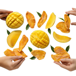 Chips de Mango Deshidratados Orgánicos Gourmet de Vietnam - 100% Orgánicos Sin OMG, Envasados al Vacío a Granel - Product Image 1