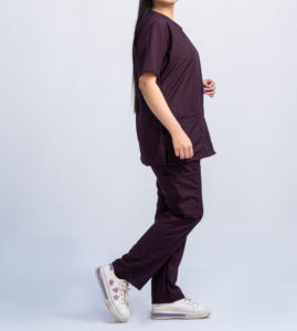 Vente chaude Ensemble de gommages personnalisés Stretch Respirant Femmes Jogger Soins Infirmiers Gommages Uniformes Médical Spandex Hôpital Uniformes Chirurgicaux - Product Image 5