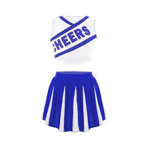 Ensembles d'uniformes de cheerleading pour femmes adultes de qualité supérieure, personnalisés, 100 % polyester, service OEM, utilisation en extérieur, vente chaude - Product Image 3