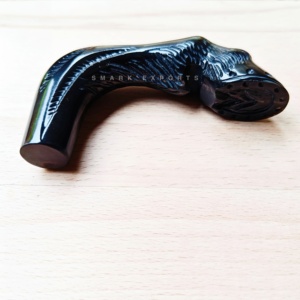 Elegante mango de bastón de cuerno de búfalo con diseño de pie de caballo hecho a mano y forma de pata de caballo para bastones decorativos - Product Image 5