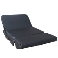 Sofá Cama Convertible de Cuero AutoLiuMa, Asiento de Capitán de Lujo para Van, Plegable en 3 Partes, Impermeable, para Vehículos Recreativos