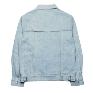 Veste en jean classique pour hommes Nouveau style Veste en jean pour hommes Vente en gros Tissu en coton de haute qualité Conception de logo de marque personnalisée OEM - Product Image 2