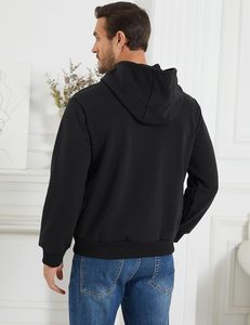 Sudadera con capucha de gran tamaño 450 GSM Heavy Cotton Fleece Streetwear Sudadera Impresión personalizada Proveedor mayorista a granel - Product Image 2