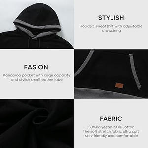 Sweat-shirts surdimensionnés de haute qualité fabriqués sur mesure, vêtements de rue respirants avec poches pour hommes, téléchargés par Dress Sports - Product Image 5