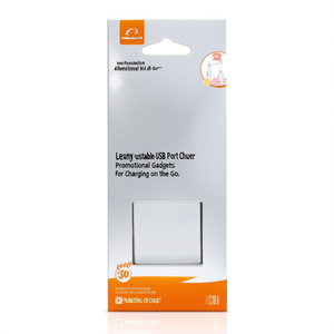 Caricabatterie USB Sostenibile Leony, Gadget Promozionale per Ricarica in Movimento - Product Image 2