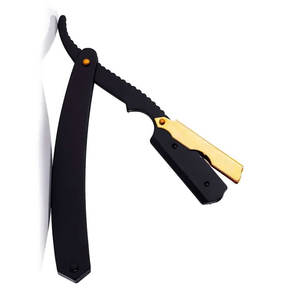Rasoir à bord droit en acier inoxydable antirouille professionnel pour Salons de coiffure Outil de toilettage le plus vendu pour les barbiers - Product Image 2