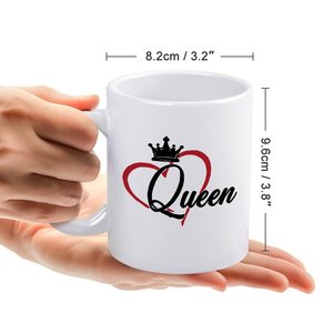 Tazza in ceramica bianca personalizzata regalo personalizzato, stampa POD locale - Product Image 6