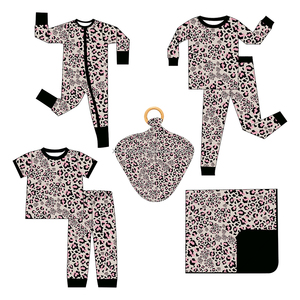 Tutina per Neonati in <span class=keywords><strong>Viscosa</strong></span> di Bambù 95% Personalizzata con Stampa Occidentale, Abbigliamento Boutique, Pigiamino per Bambini - Product Image 4