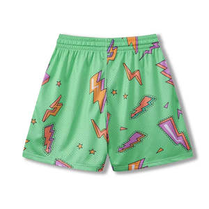 Pantalones cortos de malla para hombre con logotipo personalizado de verano 2025, pantalones cortos deportivos de gimnasio de alta calidad con sublimación, ropa de baño de playa en blanco, pantalones cortos de malla para hombre - Product Image 1