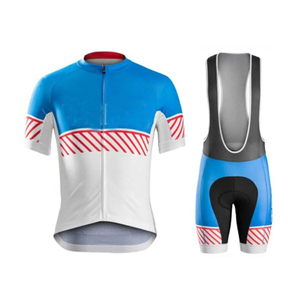 Vêtements de cyclisme pour hommes avec logo personnalisé-Nouvelle combinaison de vélo de montagne à manches courtes avec style sportswear - Product Image 4