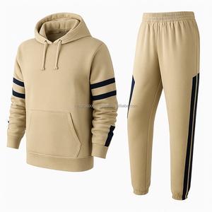 Survêtement en molleton de qualité supérieure, poids lourd, 2 en 1, taille plus, sweat-shirt chaud pour le printemps, jogging pour hommes et femmes, logo personnalisé, commande en gros OEM - Product Image 3