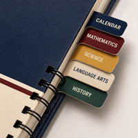 LABON Agenda scolaire universitaire personnalisé 2027 2028 A5B5, spirale, couverture rigide, onglets, autocollants, organisateur hebdomadaire et mensuel pour étudiants