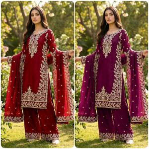 Blusa TOP PLAZZO Vintage Otoño, Color Sólido, Seda GMY Pura con Lentejuelas Bordadas, Manga Larga, Silueta Holgada, Cintura Natural, Cuello en V - Product Image 5