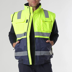 เสื้อแจ็กเก็ตป้องกันไฟฟ้าสถิตย์พร้อมซิปด้านหน้าสำหรับผู้ใหญ่เสื้อแจ็กเก็ตป้องกันไฟฟ้าสถิตย์สะท้อนแสงโลโก้แบบกำหนดเอง - Product Image 6