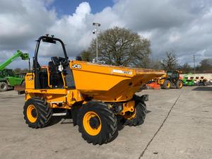 Chargeuse sur pneus JCB d'occasion 1T 2T 3T 4T 5T, benne basculante, tracteur, diesel, 4x4, mini remorque benne basculante JCB - Product Image 4