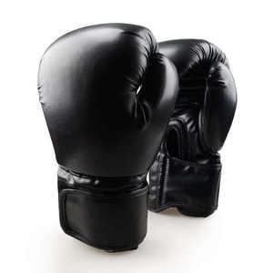 Gants de boxe pour Sparring MMA Fitness sac de boxe entraînement Durable rembourré en cuir formation jeunesse or cuir de vachette - Product Image 1