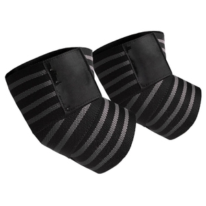 Pro Elbow Wraps Levantamiento de pesas Power lifting Bench Press Gym Straps Par - Product Image 3