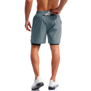 Gimnasio Hombres Pantalones cortos Entrenamiento Poliéster Hombres Pantalones cortos Fitness Correr Entrenamiento Gimnasio Deportes Pantalones cortos para hombres - Product Image 3