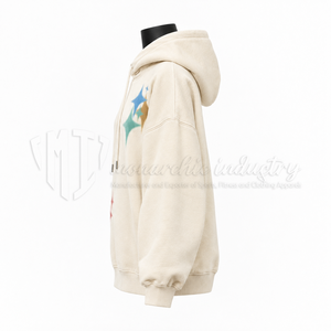 เสื้อฮู้ดพิมพ์ลายกราฟิกสำหรับผู้หญิง เสื้อสเวตเชิ้ตผ้าฟลีซลำลองขนาดใหญ่สไตล์สตรีทแวร์ - Product Image 5