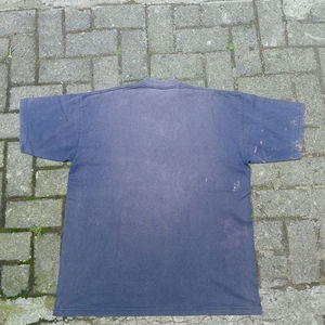 Camiseta de algodón lavado ácido de gran tamaño para exteriores de alta calidad para hombres Logotipo personalizado impreso en poliéster/Tela de punto de algodón - Product Image 3